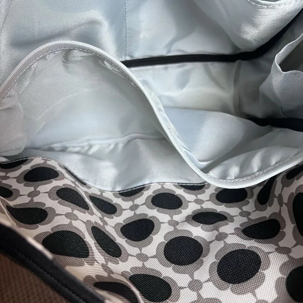 Skip Hop Dash Deluxe Diaper Bag Black Polka Dot Large Unisex Multiple Pockets
